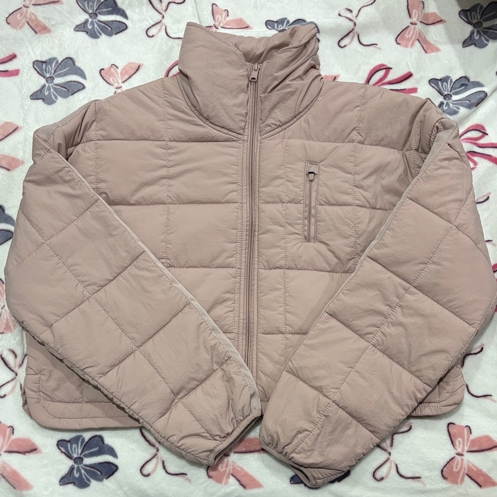 Light Pink Puffer Jacket